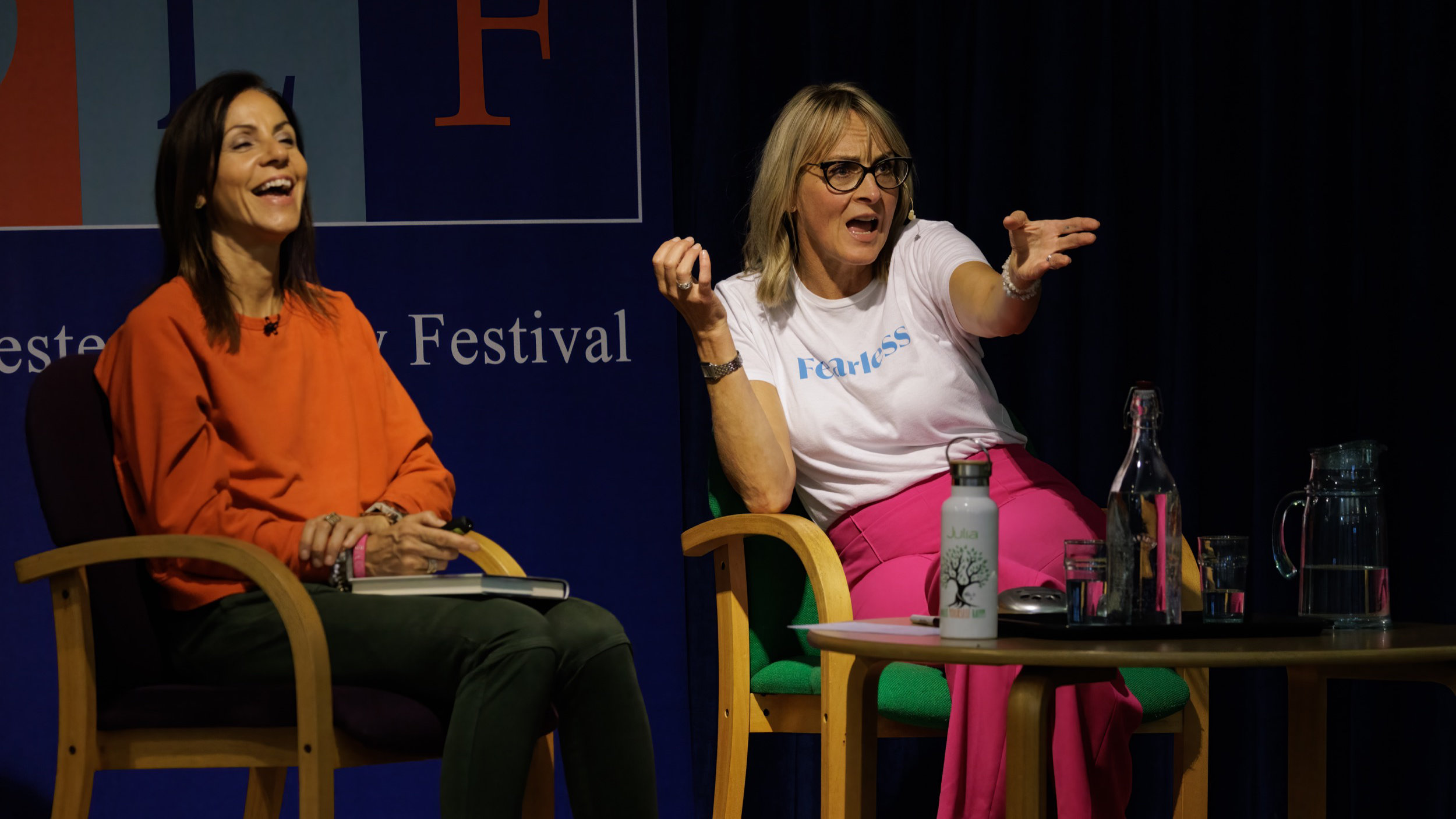 Louise Minchen in conversation with Julia Bradbury