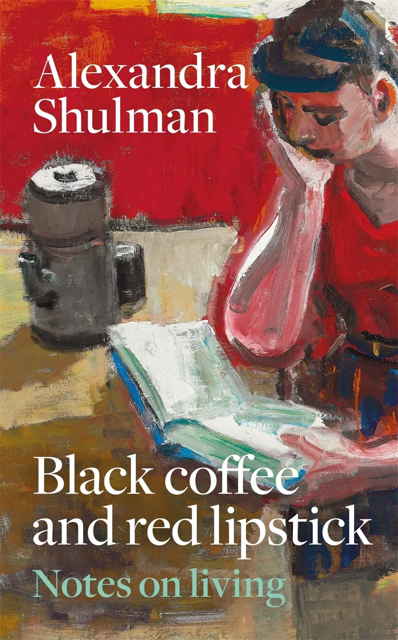 Black coffee and red lipstick cover