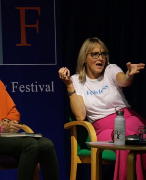 Louise Minchen in conversation with Julia Bradbury