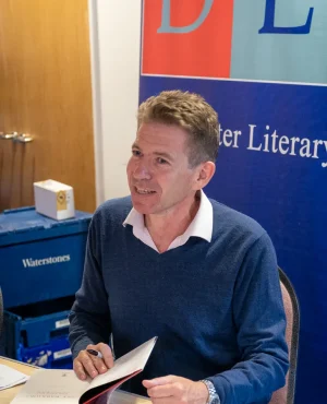 Saul David signing