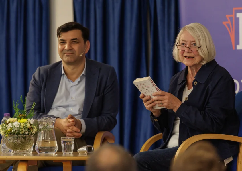 Gordon Corera and Kate Adie Gordon Corera and Kate Adie