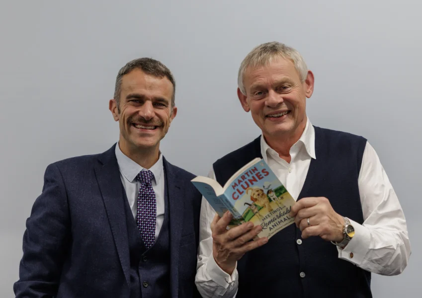 Martin Clunes and Steve Harris Martin Clunes and Steve Harris