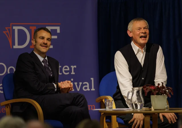Martin Clunes entertains the audience